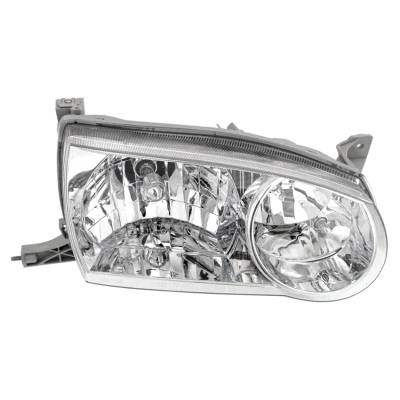 Rareelectrical - New Right Halogen Headlight Compatible With Toyota Corolla Le Sedan 1.8L 2001 2002 By Part Number