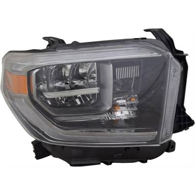 Rareelectrical - New Right Headlight Compatible With Toyota Tundra Limited Crew Cab Pickup 5.7L 2018 By Part Number