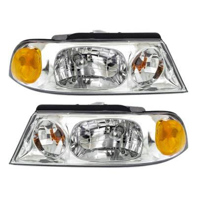 Rareelectrical - New Pair Halogen Headlights Compatible With Lincoln Navigator Base Sport Utility 4-Door 5.4L 1998