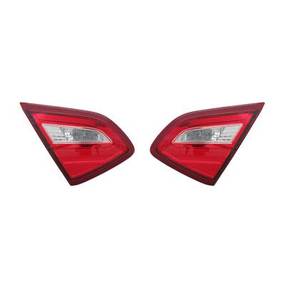 Rareelectrical - New Pair Of Inner Tail Lights Compatible With Nissan Altima 2016 26540-9Hs0a 265459Hs0a 265409Hs0a