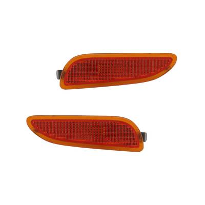Rareelectrical - New Side Marker Light Pair Compatible With Mercedes Benz Clk350 Clk500 2.0982E+11 Mb2555106