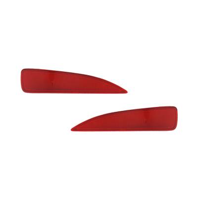 Rareelectrical - New Set Of 2 Reflector Lights Compatible With Toyota Yaris Premium 2013 2012 52163-52100 5216452100