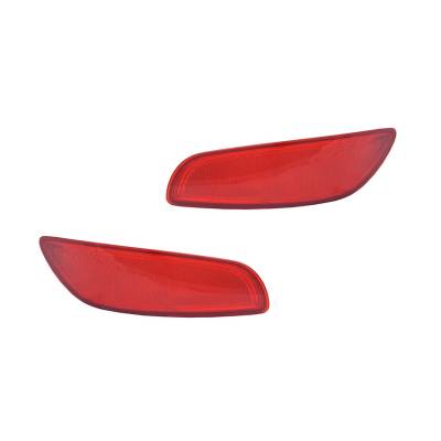 Rareelectrical - New Pair Of Reflector Lights Compatible With Hyundai Santa Fe 2010-12 92409-2B510 Hy1185107