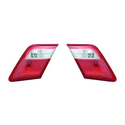Rareelectrical - New Pair Of Inner Tail Lights Compatible With Toyota Camry Ce 07-08 81581-33120 81580-06120