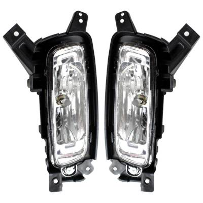 Rareelectrical - New Pair Of Daytime Running Lights Compatible With Kia Sorento 2.4L 3.3L 2014 2015 By Part Numbers