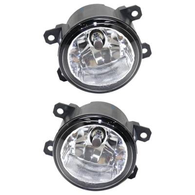 Rareelectrical - New Pair Of Daytime Running Lights Compatible With Fiat Ram Jeep 2014 2015 2016 2017 2018 2019 2020