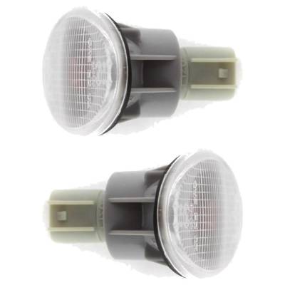 Rareelectrical - New Pair Of Daytime Running Lights Compatible With Mitsubishi Lancer 2.0L 2.4L 2004 2005 2006 2007