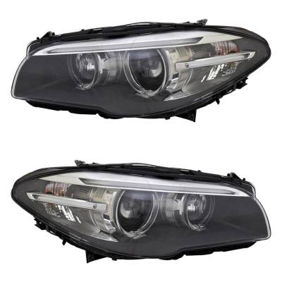 Rareelectrical - New Pair Of Headlights Compatible With Bmw 2.0L 3.0L 4.4L 2014 2015 2016 By Part Numbers Bm2518159
