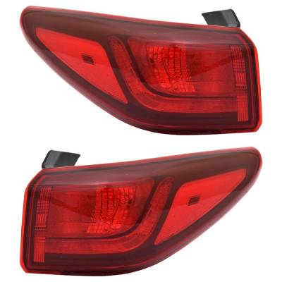 Rareelectrical - New Pair Of Tail Lights Compatible With Hyundai Kona Kona Electric 2.0L 2018 2019 2020 2021 By Part