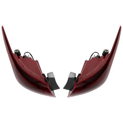 Rareelectrical - New Pair Of Tail Lights Compatible With Hyundai Accent 1.6L 2018 2019 2020 2021 2022 By Part Numbers