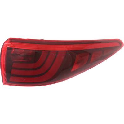 Rareelectrical - New Right Tail Light Compatible With Kia Sportage 2017 2018 2019 By Part Numbers Ki2805133 92402