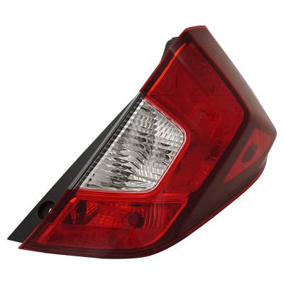 Rareelectrical - New Right Tail Light Compatible With Honda Fit 2015 2016 2017 2018 2019 2020 By Part Numbers