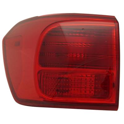 Rareelectrical - New Left Tail Light Compatible With Kia Sedona 2016 2017 2018 By Part Numbers Ki2804144 92401 A9420
