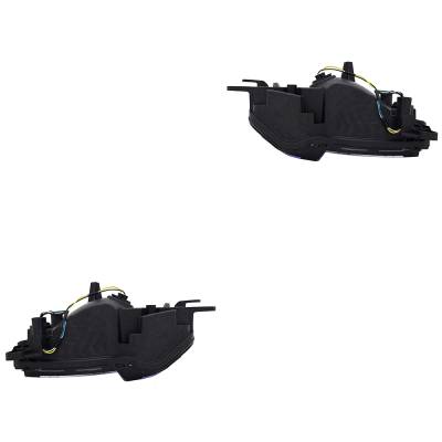 Rareelectrical - New Pair Of Turn Signal Lights Compatible With Cadillac 2014 2015 2016 2017 2018 By Part Numbers