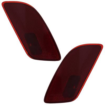 Rareelectrical - New Pair Of Reflector Lights Compatible With Volkswagen Id.4 2021 2022 By Part Numbers Vw1185117