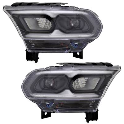 Rareelectrical - New Pair Of Headlights Compatible With Dodge Durango 3.6L 5.7L 2021 2022 2023 2024 By Ch2503345