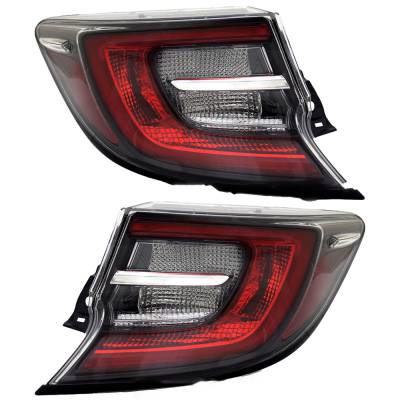 Rareelectrical - New Pair Of Tail Lights Compatible With Toyota Corolla 2019-2022 By Part Numbers To2805146 To2804146