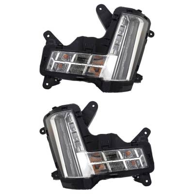 Rareelectrical - New Pair Of Turn Signal Lights Compatible With Cadillac Escalade 2015-2020 By Part Numbers Gm2531139