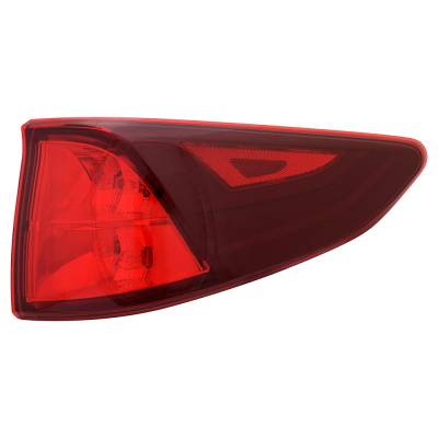 Rareelectrical - New Right Outer Tail Lights Compatible With Honda Odyssey Black Edition Mini Passenger Van 4-Door