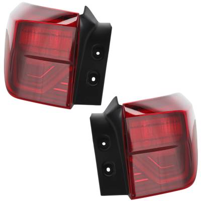 Rareelectrical - New Pair Of Tail Lights Compatibile With Kia Seltos Ex S Sport Utility 4-Door 2021 2022 2023 By Part