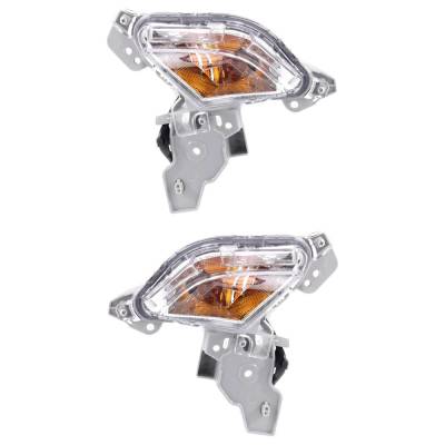 Rareelectrical - New Pair Of Daytime Running Lights Compatible With Mazda Cx-3 2016 2017 2018 2019 2020 2021 By Part