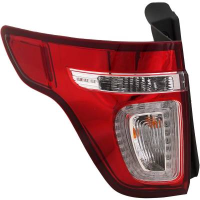 Rareelectrical - New Left Tail Lights Compatible With Ford Explorer Explorer Sport Police Interceptor Utility 2.0L