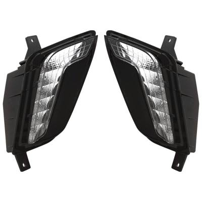 Rareelectrical - New Daytime Running Lights Compatible With Chevrolet Volt 1.5L 2016 2017 2018 2019 By Part Numbers