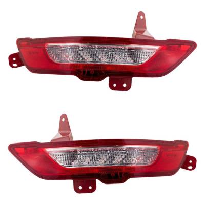 Rareelectrical - New Pair Of Daytime Running Lights Compatible With Lincoln Mkc 2015 2016 2017 2018 2019 By Part