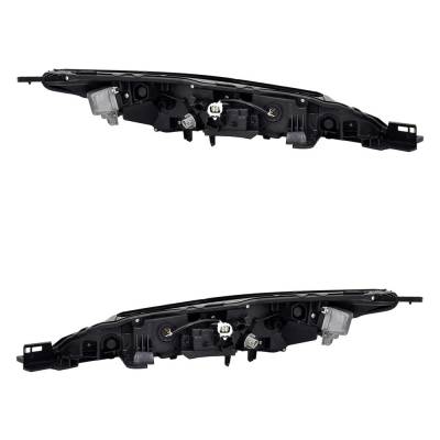 Rareelectrical - New Pair Of Daytime Running Lights Compatible With Nissan Rogue 1.5L 2.5L 2021 2022 2023 2024 By