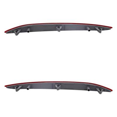 Rareelectrical - New Pair Of Daytime Running Lights Compatible With Buick Enclave 2018 2019 2020 2021 2022 2023 2024