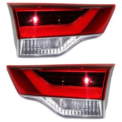 Rareelectrical - New Pair Of Daytime Running Lights Compatible With Toyota Highlander 2.7L 3.5L 2017 2018 2019 By