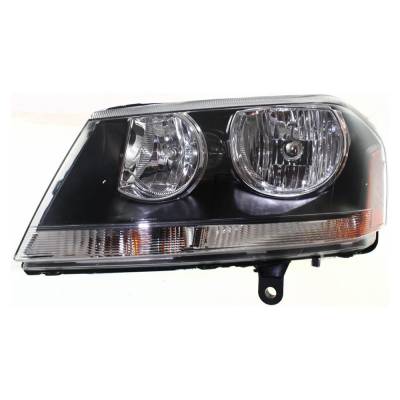 Rareelectrical - New Left Halogen Headlights Compatible With Dodge Avenger R/T Sedan 4 Door 2.7L 2008 2009 2010, 2012