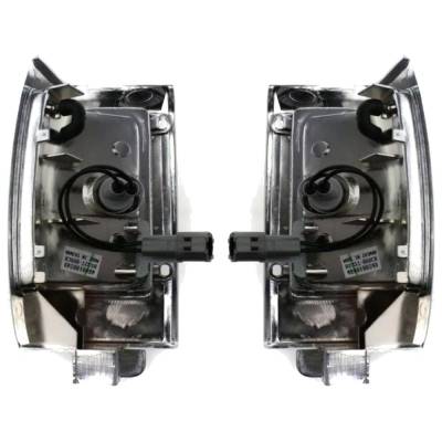 Rareelectrical - New Pair Of Daytime Running Lights Compatible With Nissan D21 Pickup 1990 1991 1992 1993 1994 1995