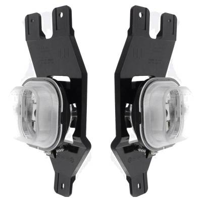 Rareelectrical - New Pair Of Daytime Running Lights Compatible With Ford 2001 2002 2003 2004 By Part Numbers 3C3z