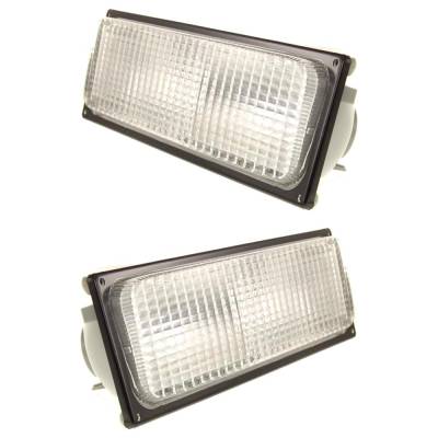 Rareelectrical - New Pair Of Daytime Running Lights Compatible With Chevrolet Gmc C1500 C2500 C3500 K1500 K2500 K3500