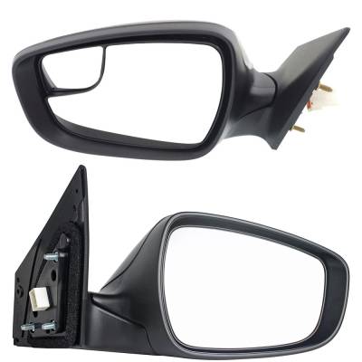 Rareelectrical - New Pair Of Mirrors Compatible With Hyundai Elantra Se Sedan 4 Door 1.8L 2014 2015 2016 By Part