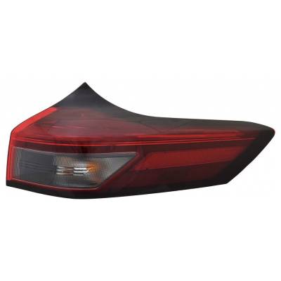 Rareelectrical - New Right Outer Tail Lights Compatible With Nissan Rogue Platinum S Sl Sv Midnight Edition Sport