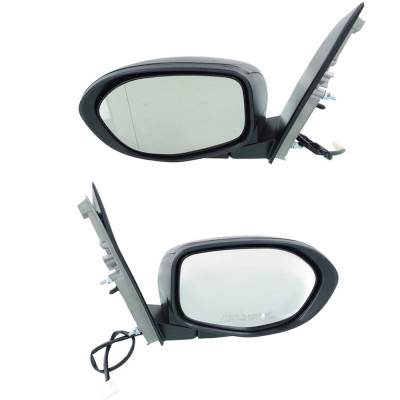 Rareelectrical - New Pair Of Mirrors Compatible With Honda Odyssey Lx Mini Passenger Van 4 Door 3.5L 2014 2015 2016