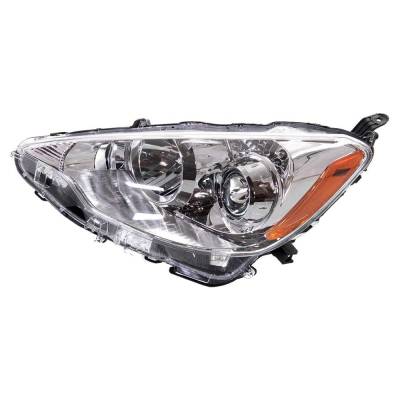 Rareelectrical - New Left Halogen Headlight Compatible With Toyota Prius C Three Hatchback 4 Door 1.5L 2012 2013 2014