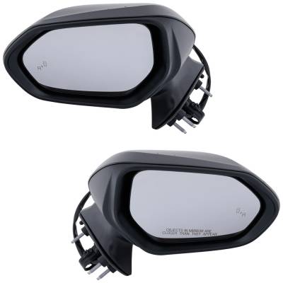 Rareelectrical - New Pair Of Mirrors Compatible With Toyota Avalon Hybrid Xle Xse Sedan 4 Door 2.5L 2019 2020 2021 By