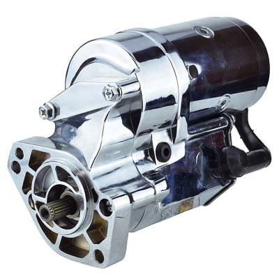 Rareelectrical - New Chrome Starter Fits Harley Davidson Softail Deluxe Flstni Flstn 2005-2006