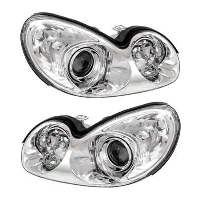 Rareelectrical - New Pair Of Halogen Headlight Compatible With Hyundai Sonata Base Sedan 2002-2004 By Part Number