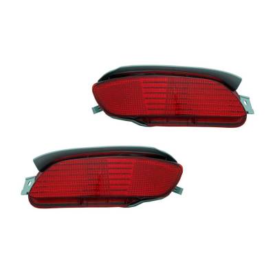 Rareelectrical - New Rear Side Marker Lights Pair Compatible With Lexus Rx350 07-09 81910-0E010 Lx2861102 819100E010