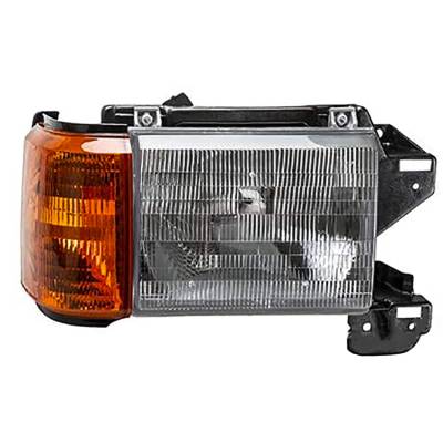 Rareelectrical - New Passengers Headlight Compatible With Ford F-350 1987-1991 By Part Number E9tz-13008-C E9tz13008c