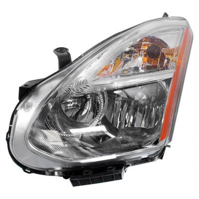 Rareelectrical - New Left Side Halogen Headlight Compatible With Nissan Rogue Advance Exclusive S Sense Sl Sv