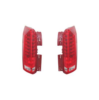 Rareelectrical - New Pair Of Tail Lights Fits Cadillac Srx 2010-2013 22774015 Gm2800255 22774014