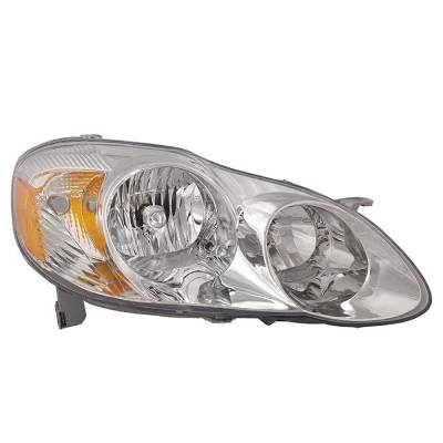 Rareelectrical - New Right Halogen Headlight Compatible With Toyota Corolla S Sedan 4 Door 1.8L 2004 By Part Number