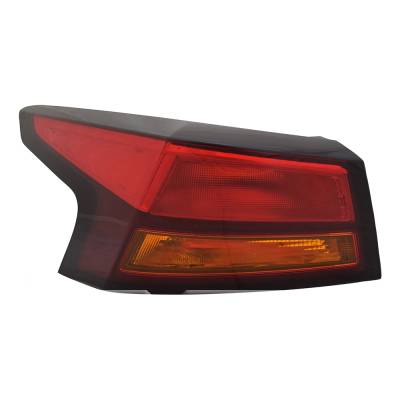 Rareelectrical - New Halogen Outer Left Tail Light Compatible With Nissan Altima S Sedan 4 Door 2.5L 2019 2020 2021