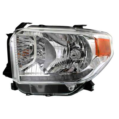 Rareelectrical - New Left Halogen Headlight Compatible With Toyota Tundra 1794 Edition Extended 2014-2017 By Part