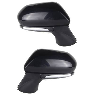 Rareelectrical - New Pair Of Mirrors Compatible With Toyota Camry Xle Sedan 4 Door 2.5L 3.5L 2018 2019 2020 2021 2022
